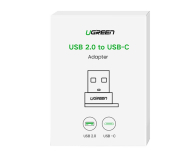 UGREEN Adapter USB US280 USB-C do USB-A 2.0 czarny - 1488917 - zdjęcie 2